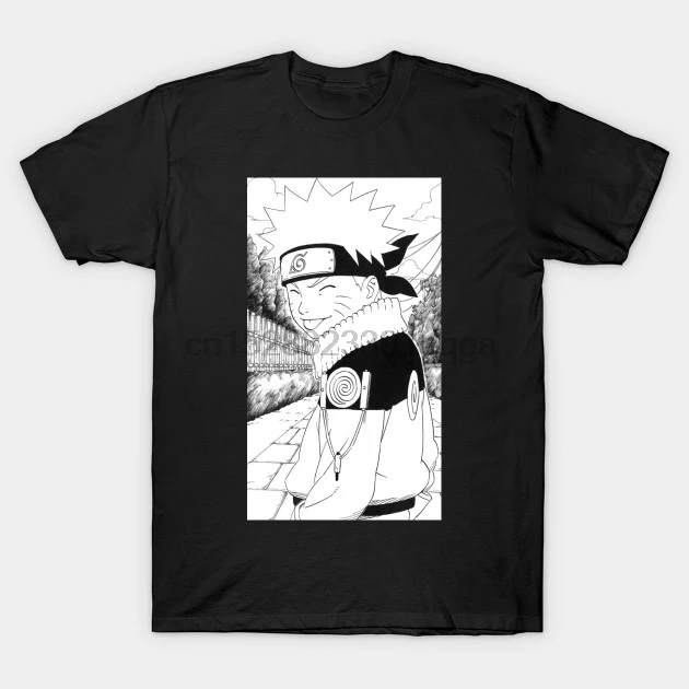 

Men Short sleeve tshirt Naruto Tongue Out (Manga) Naruto T Shirt Women t-shirt
