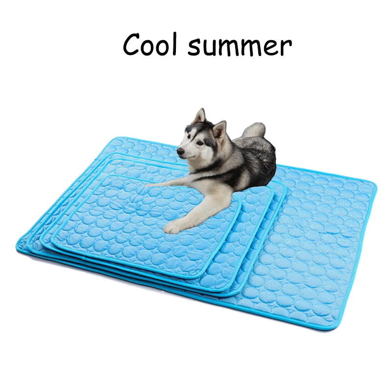 

Summer Pet Mat Pet Ice Pad Dog Mat Dog Nest Dog Mat Pet Ice Silk Mat Cat Cool Pad Pet Products