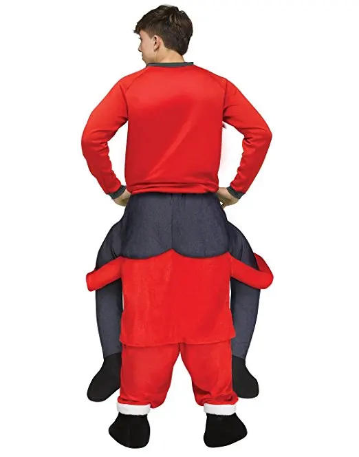 Santa Claus Ride-on Animal Costumes Christmas Halloween Party Piggyback Cosplay Clothes Carnival Father Adult Horse Riding Toys