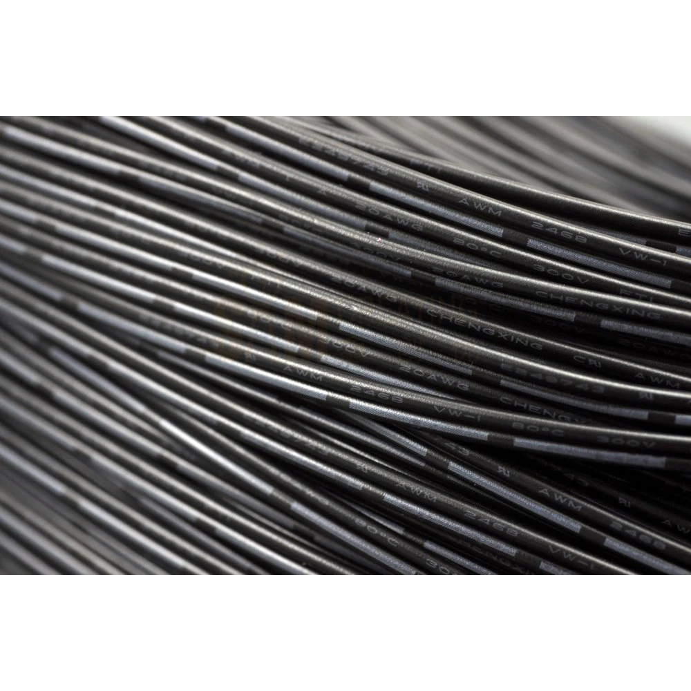 5 300 метров 2pin Луженая Медь Черный Удлиненный кабель 20AWG ПВХ изолированный провод