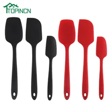 TOPINCN 3 шт силиконовый скребок для выпечки торта крем нож-лопатка тесто нож для смешивания