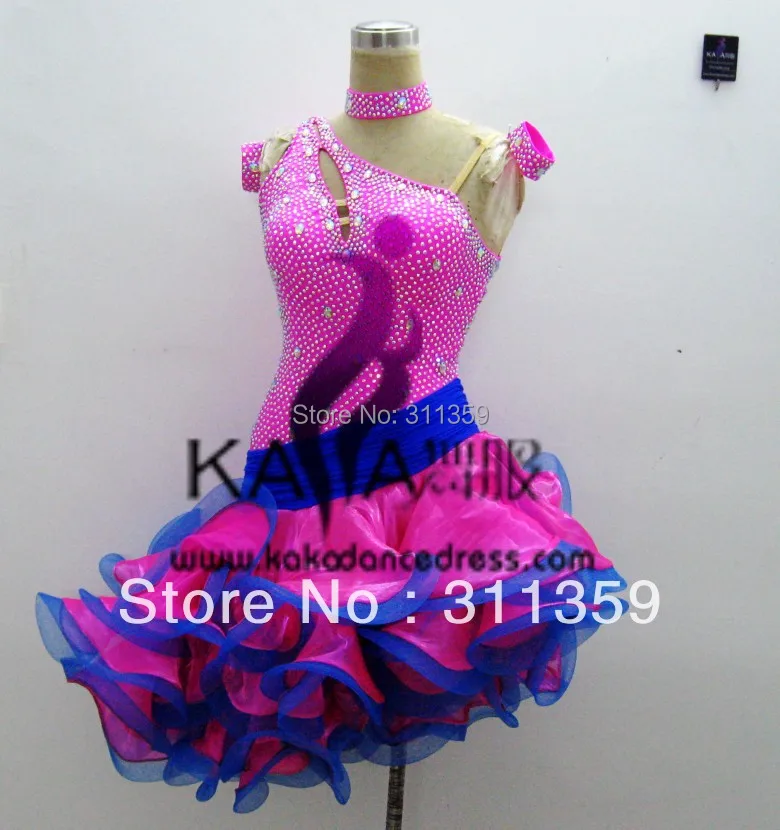 

New Arrival, KAKA-L130357,Latin dance wear,tango salsa samba rumba chacha waltz dance suit,girl latin dance dress