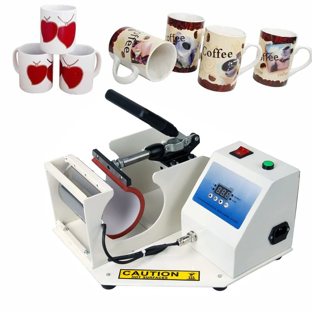 110V Digital DIY Cup Mug font b Heat b font Transfer font b Press b font