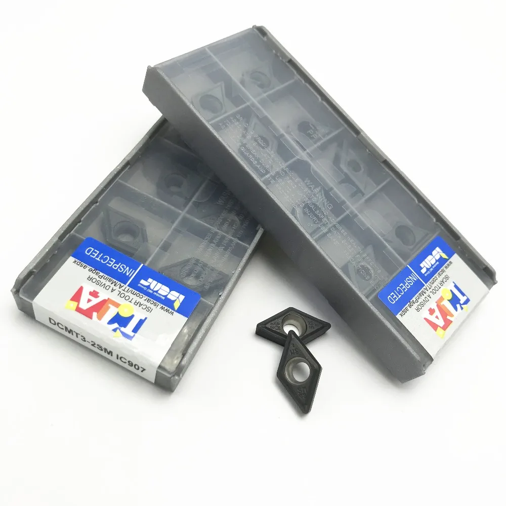 

Iscar DCMT11T308 SM IC907 / IC908 Internal Turning Tool dcmt 11t308 Carbide insert Lathe cutter Tool turning insert
