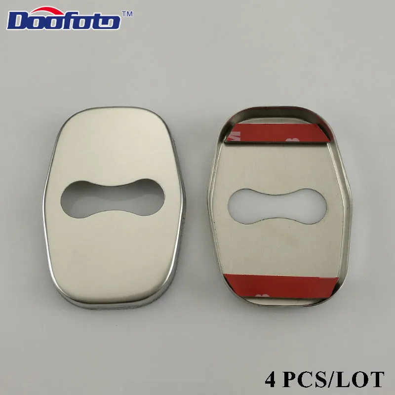 

Doofoto Car Styling Door Lock Stainless Steel Covers Car Logo Case For Citroen C2 C3 C4 C5 Xsara Picasso Auto Accessories