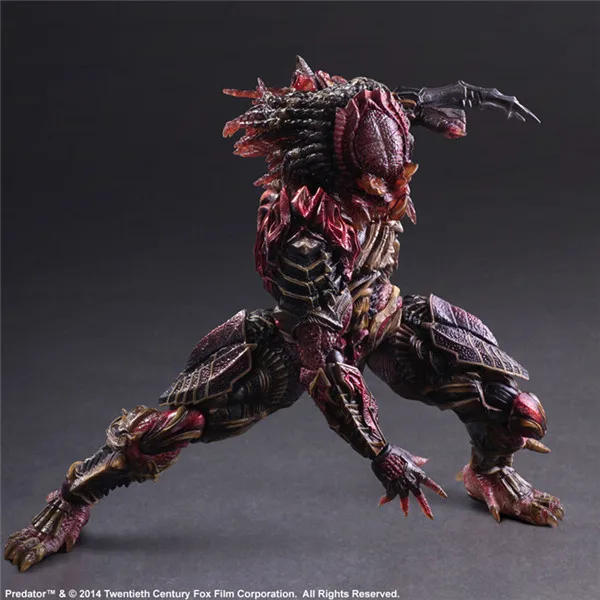 

Play Arts 28cm Alien vs. Predator Scar Predator Action Figure Model Toy