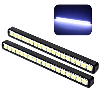 

Car daytime LED light DRL Universal 18 LEDs Car Daytime Running Lights Car Styling