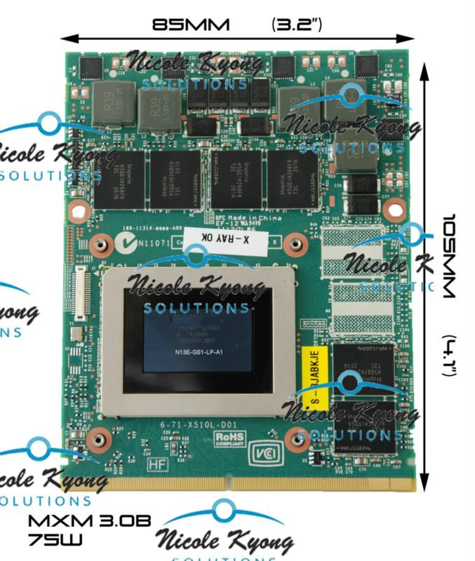 1,5G GTX 670M GTX670M DDR5 VGA Видео карта для Clevo X511 X711 X7200 X8100 P150HM P170HM P150EM P170EM P150SM P170SM