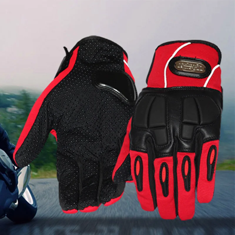 PRO-BIKER Motorcycle Breatheable Gloves Full Finger for Motorcross Dirt Racing Offroad Riding Guantes Motocicleta Gloves MCS-22