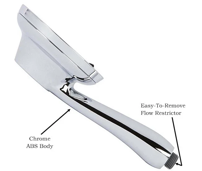 MOIIO High quality ABS shower head high pressure chrome orb bath message 6 settings handheld shower MOIIO High quality ABS shower head high pressure chrome orb bath message 6 settings handheld shower