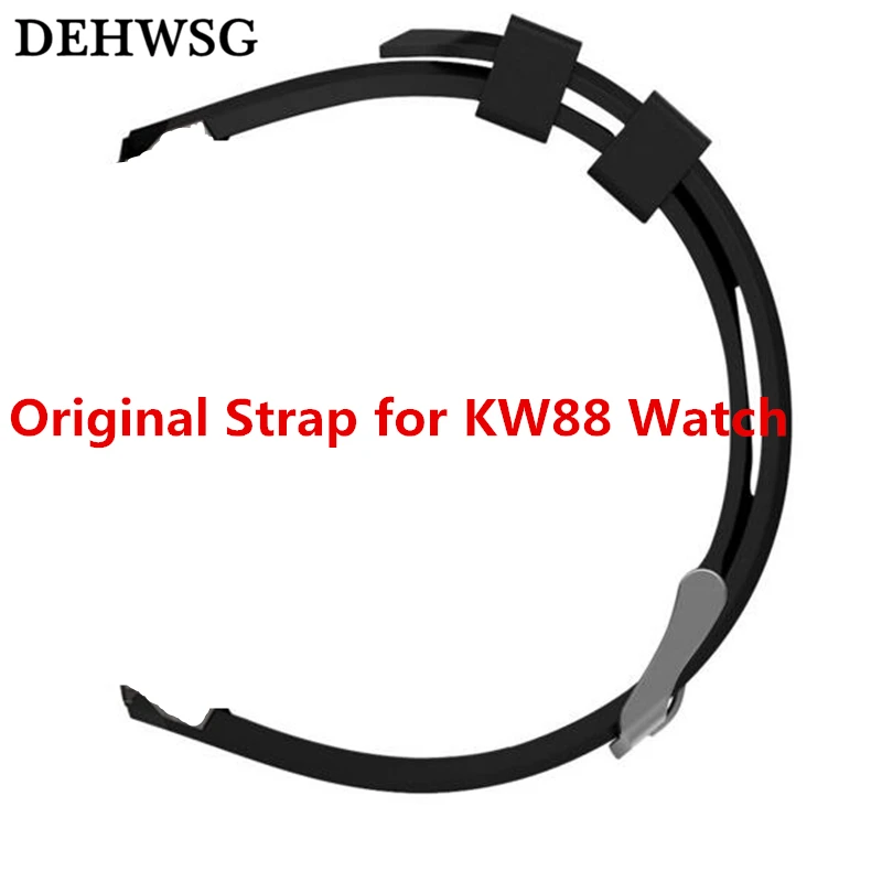 

original Strap For kingwear kw88 smartwatch smart watch phone watch clock wrist strap watch strap red white black belt watchband