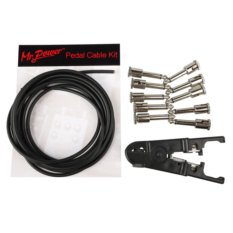 DIY Guitar Pedal Patch Cable Solder free Pedal Board Copper Cable Kit