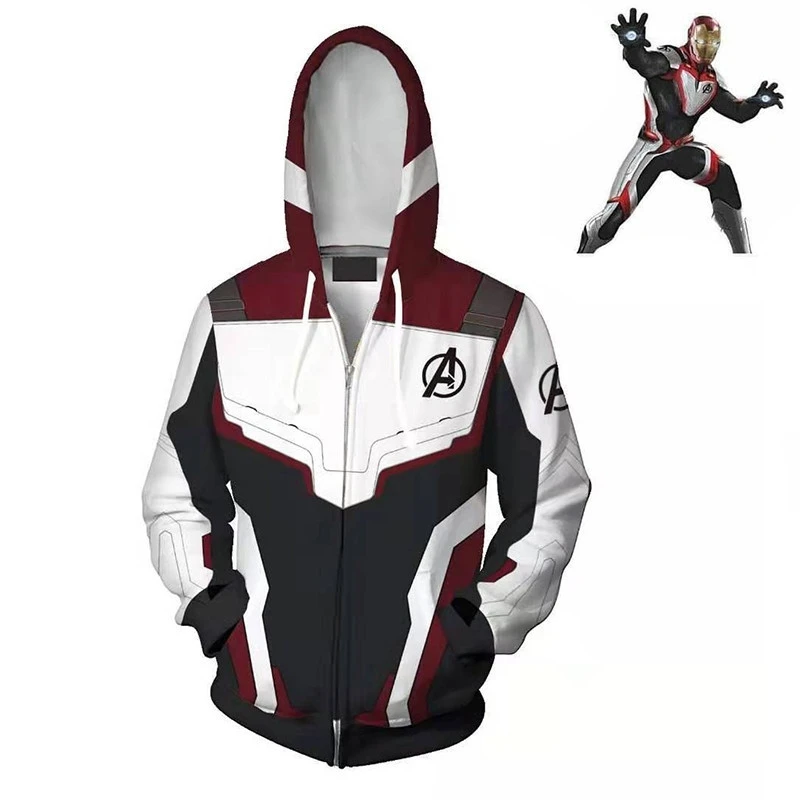 Avengers Endgame Sweatshirt Men Quantum Realm Cosplay Costume Mens Hoodies Sweatshirts Superhero Hoddies Jacket Women 3D Print