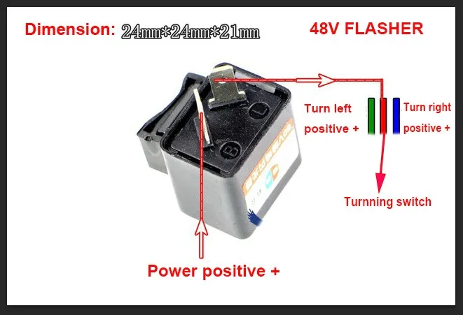 Универсальный Напряжение 12V 24V 36V 48V 60V Хвост светильник указатель поворота Задний фонарь стоп-сигнал светильник, фара для электровелосипеда в Скутер мопед ATV