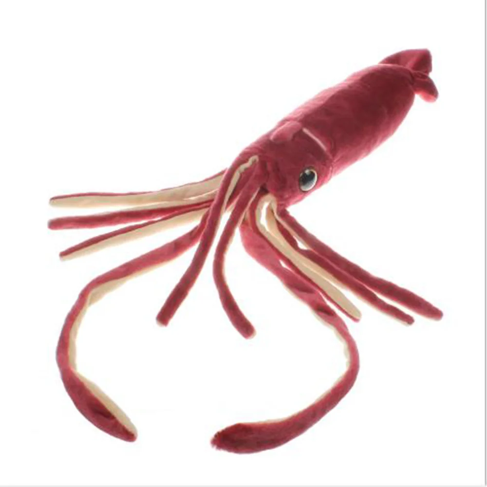 Cozfay 65cm Giant Realistic Marine Animal Squid Plush Toy Simulation