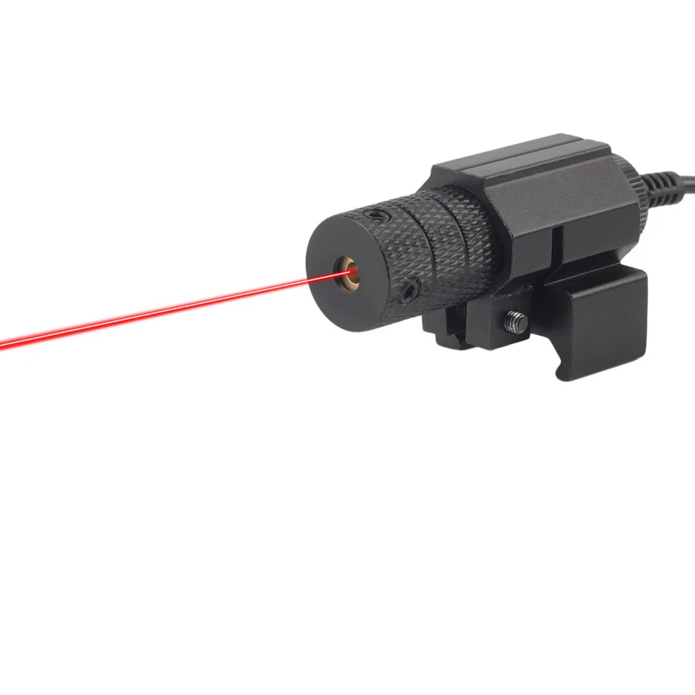 

1Set Tactical red dot Mini Red Laser Sight With Tail Switch Scope Pistol with Lengthen Rat Tail Hunting Optics new arrival