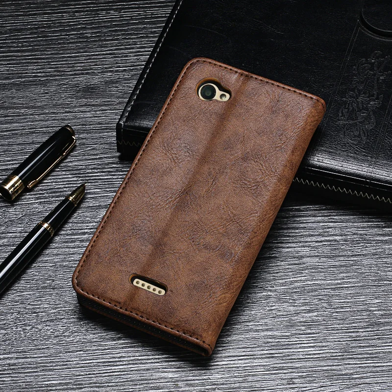 iTien Business Vintage Deluxe Leather Protection Cover Case For ZTE Blade Z10 A601 TPU Silicone Book Stand Etui Wallet |