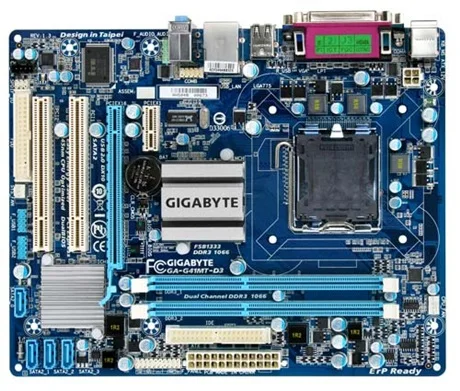 

Gigabyte GA-G41MT-D3 Desktop Motherboard G41MT-D3 G41 Socket LGA 775 For Core 2 DDR3 8G SATA2 Micro ATX Original Used Mainboard