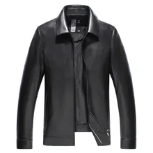 YOLANFAIRY Geniune кожаная куртка для мужчин из овечьей кожи зимние куртки размера плюс Campera Hombre Invierno J11080 MF133