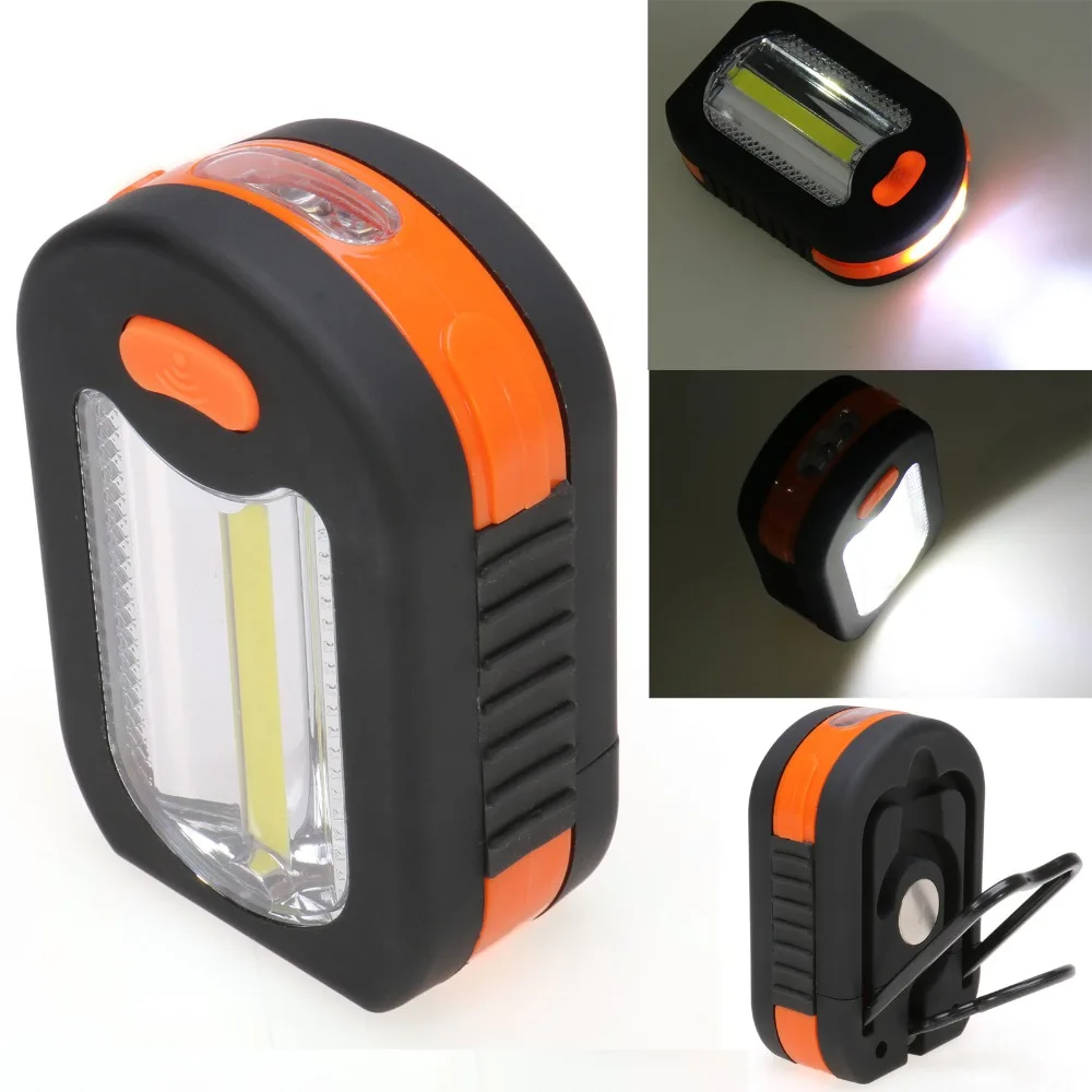 5W 350LM Multifunctional COB+3 LED Stand Flashlight Torch lanterna