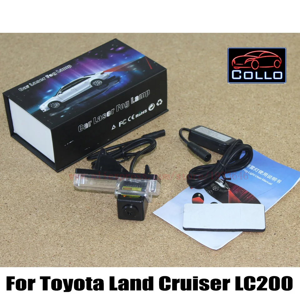 Newest Laser Tail Fog Lights For Toyota Land Cruiser LC 200 LC200 2008 2015 12V Car