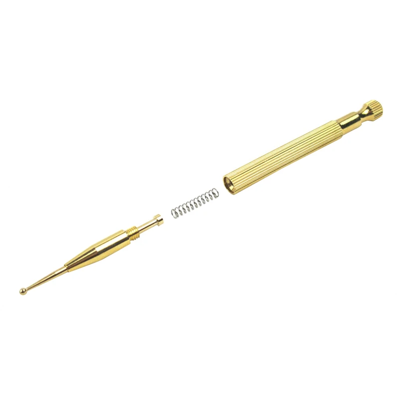 

Ear Probe Brass Ear Acupuncture Point Massage Probe Health Care Tool Auricular Detection Pen Stick TK-ing