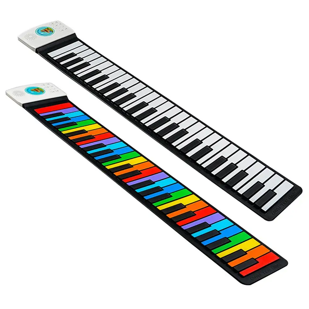 Портативная 88 клавиш/49 клавиш Гибкая силиконовая складная клавиатура для фортепиано для детей, студентов PN88S, музыкальные инструменты, горячая Распродажа