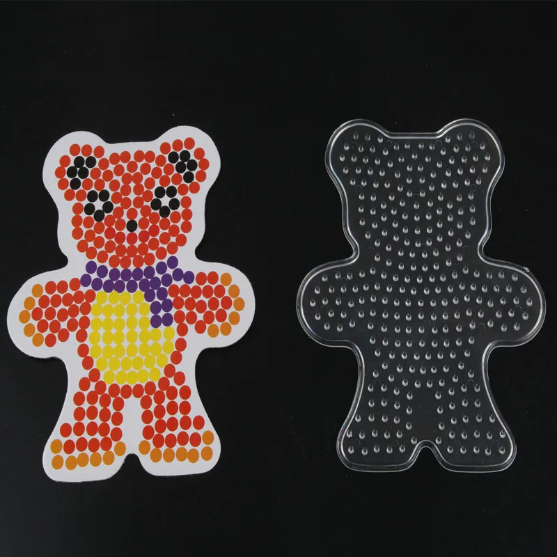 teddy bear perler beads