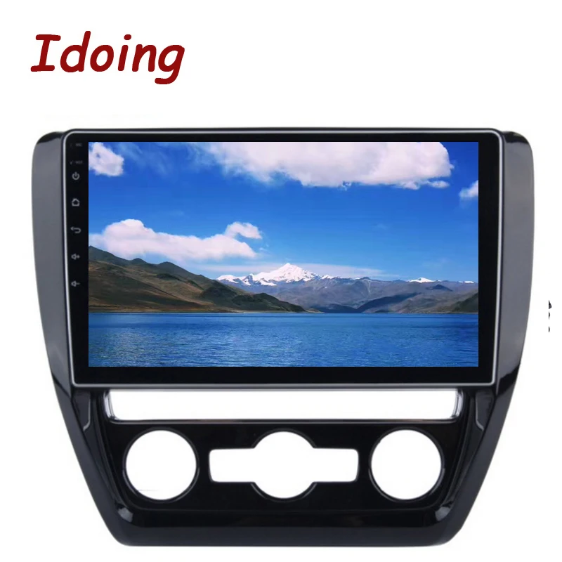 Discount Idoing 10.2"4G+64G Octa Core Car Android8.0 Radio Vedio Multimedia Player Fit VW Jetta 2011-2015 2.5D IPS Screen GPS Navigation 4