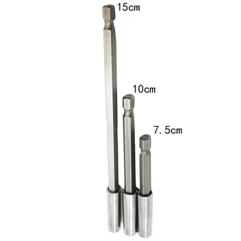 

Multi-function Magnetic Screwdriver Extension Bit Quick Release 1/4 Hex Shank Tools Holder Tool Drill Bits Set3Pcs 75mm/ 100mm