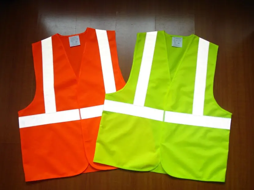 Hi Vis защитный жилет отражающий жилет-размер XS S M L XL XXL 3XL 4XL 5XL-Lime оранжевый