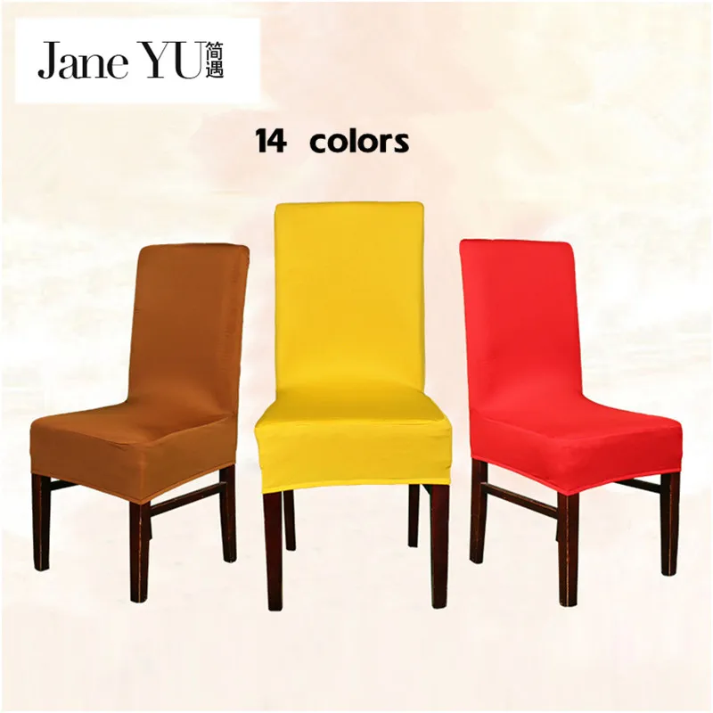 

Spandex Stretch Dining Chair Cover Machine Washable Restaurant For Weddings Banquet Folding Hotel Chair Covering