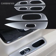 ABS хромированные внутренние двери, окна кнопка включения Панель накладка Стикеры для Nissan Rogue X-Trail T32 C523