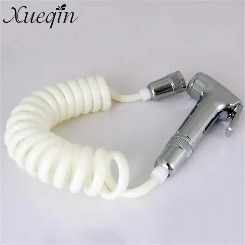 

Xueqin Handheld Toilet Diaper Sprayer Shower Bidet Shattaf With Hose Shower Spring Tube Women Bidet Faucet Shattaf Shower Set
