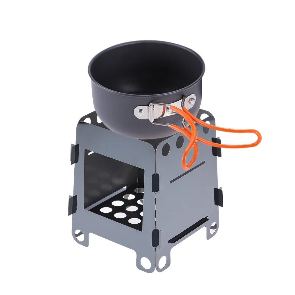 Outdoor Folding Folding Wood Stove Lightweight Firewood Burning Stove