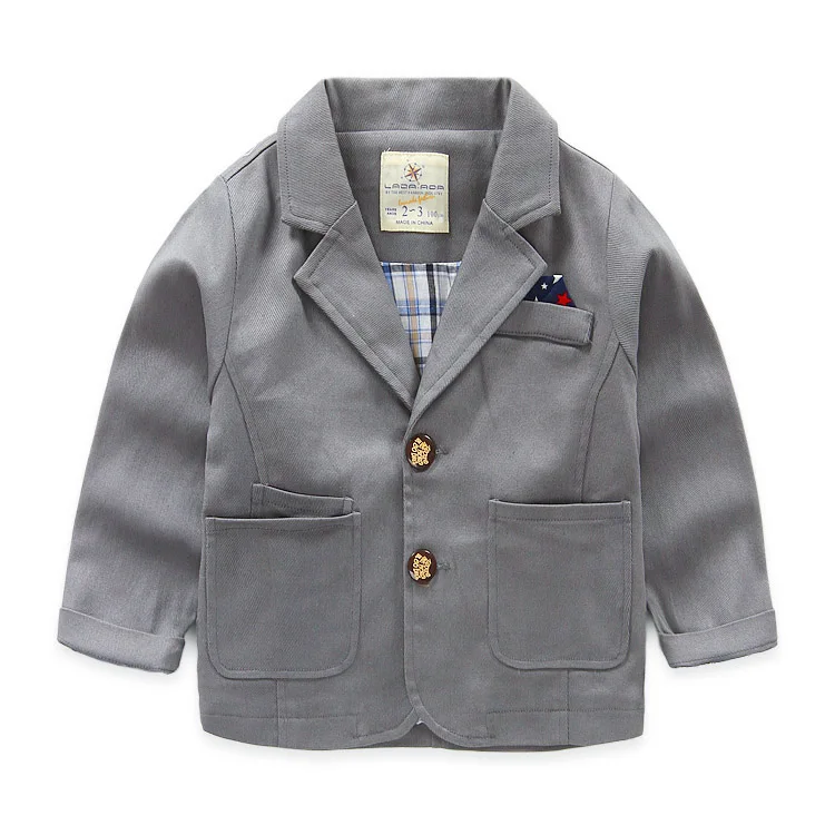 

new arrival woven cotton blended with spandex toddler boy blazer 1701BBB C khaki
