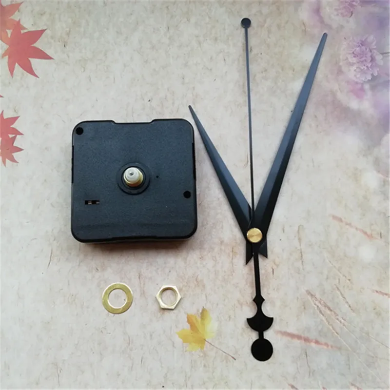 

Best Quality Quartz Clock Mechanism Mechanical Clock Kits Sweep DIY Clock with Black Hands Repair Tool