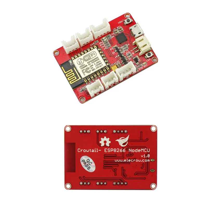 Elecrow ESP8266 модуль IOT Метеостанция комплект умный дом влажность датчики температуры УФ ESP8266 NodeMCU DIY Kit