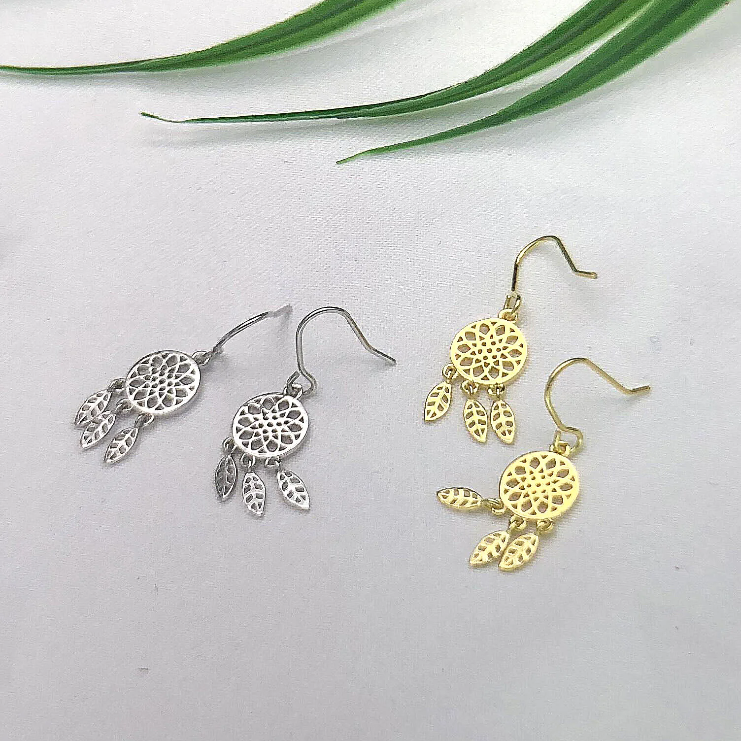 dreamcatcher vintage earrings 100% 925 Sterling silver Jewelry fashion Hypoallergenic dangle earrings for women gift
