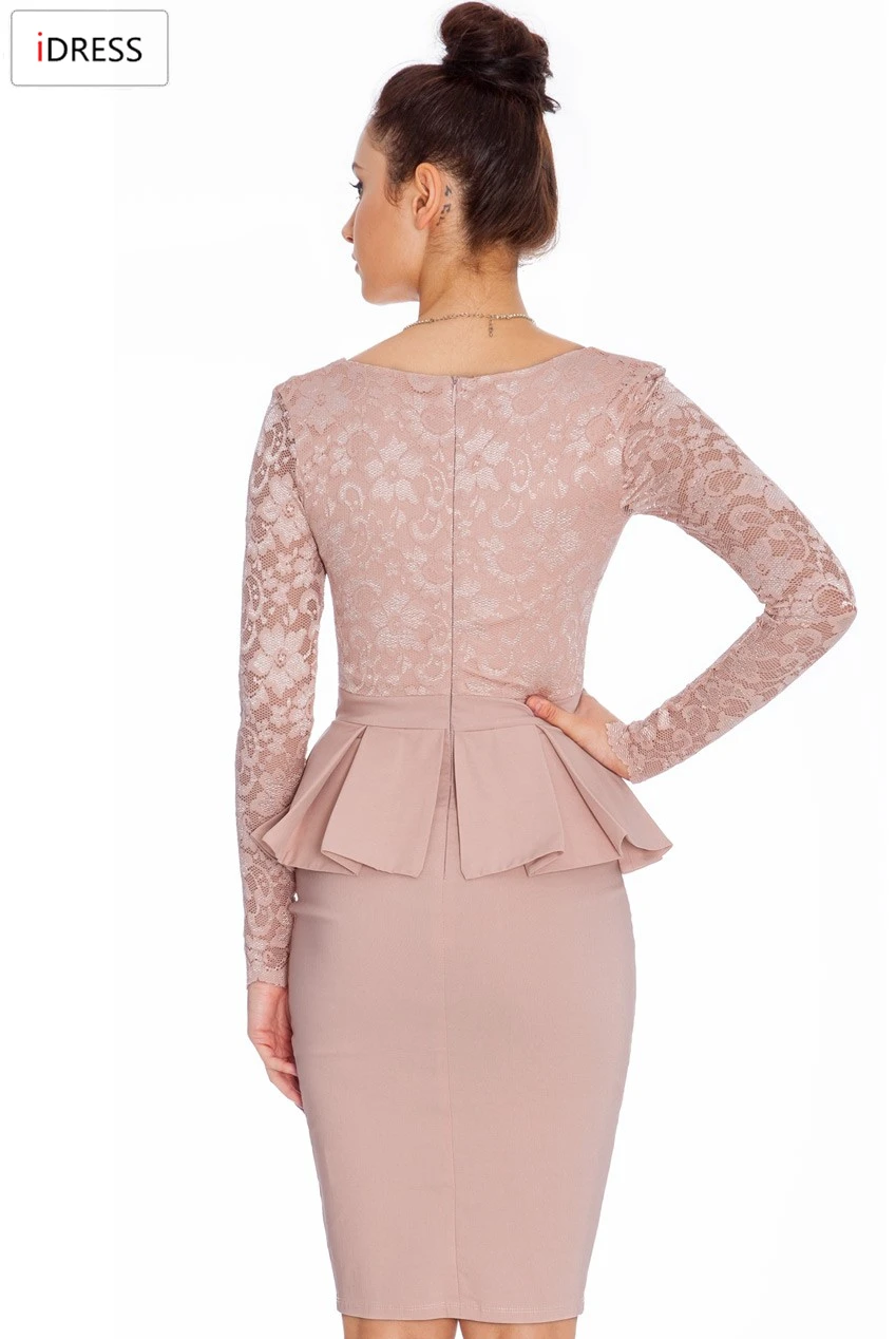 IDress Vestito женские зимние вечерние платья 2020 деловая модельная одежда для женщин
