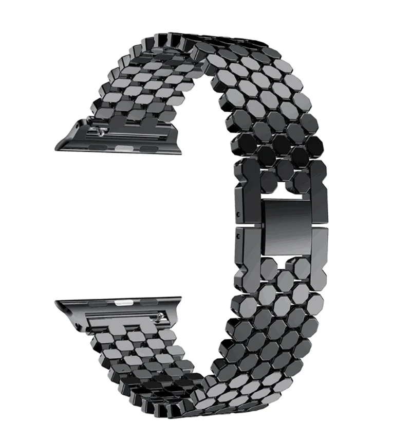 

Sport Strap for Apple Watch Band Series 3/2/1 38mm 42mm Stainless Steel Metal Watchband For iwatch series 4 40mm 44mm