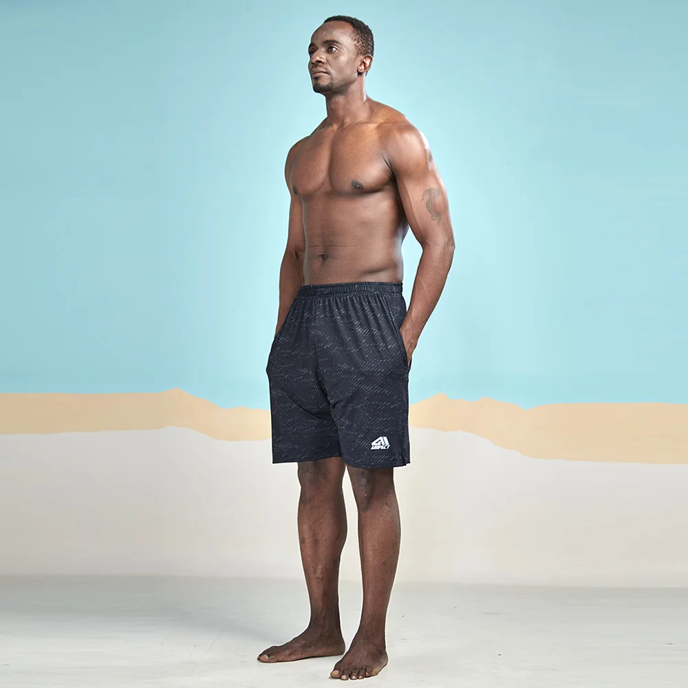Man Active Fitness Training Workout Running Track Shorts (4)