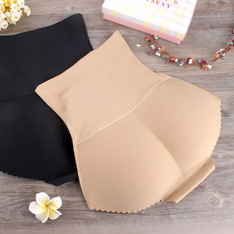 Fake Buttocks Padded Panties Briefs Underwear Lady False Hips Padding Pants Seamless Fake Ass Woman High Waisted Cueca Pad