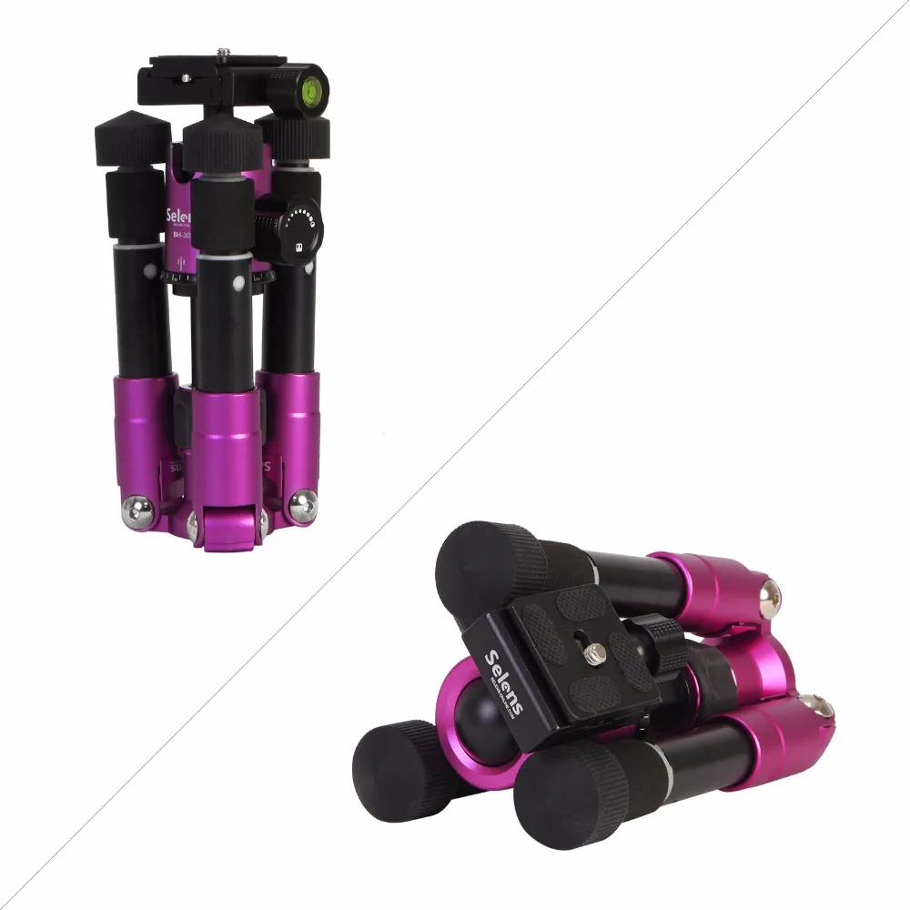Mini 46.5cm 18.2 for Camera Travel Trip Shooting Rose Camera Monopod Al-Mg alloy Professional Tripod   (6)