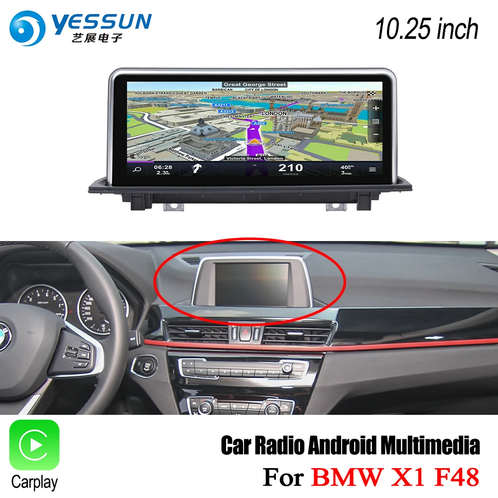 Автомобильный HD экран дисплей ТВ для BMW X1 F48~ NBT автомобиль Android Радио Аудио Видео Стерео gps навигация Мультимедийная система