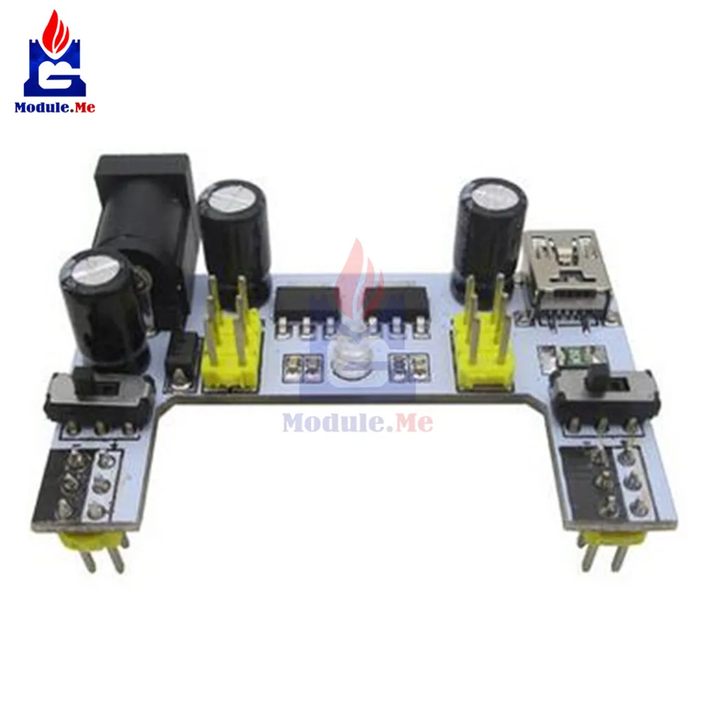 2PCS Mini USB MB102 Breadboard Power Supply Module 3.3V 5V F Solderless Arduino
