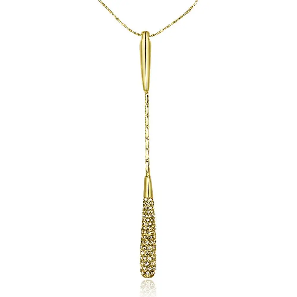 N757 Wholesale Nickle Free Antiallergic 18K Real Gold Plated Necklace pendants New Fashion