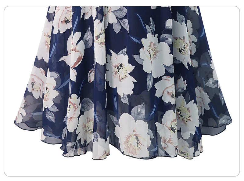 Trytree летняя Осенняя Повседневная Женская юбка из полиэстера с цветочным принтом с высокой талией и поясом с бантом трапециевидная юбка размера плюс юбки в пляжном стиле