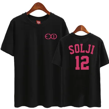 

Exid concert supportive t shirt for summeer style exid member name printing o neck short sleeve t-shirt kpop tees