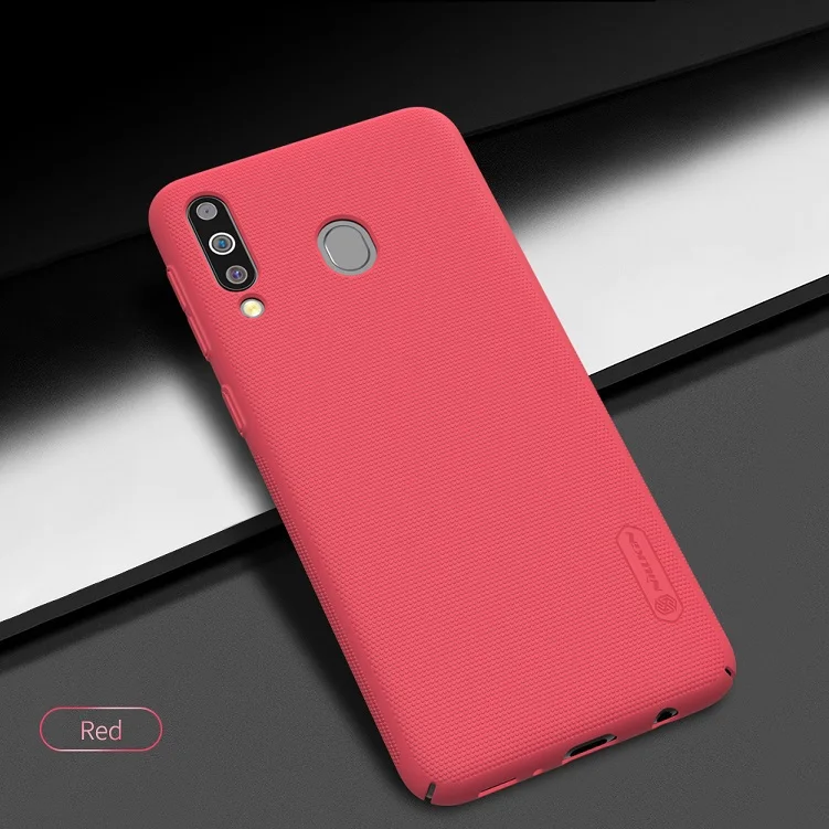 NILLKIN матовый ПК Матовая твердая задняя крышка подарок держатель телефона для samsung M30 чехол для samsung M20/M10 чехол(6,4/6,3/6,22 - Цвет: Red